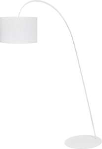 Lampa podłogowa Nowodvorski Alice 5386 I z abażurem 1x60W E27 biała