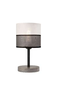 Lamkur Andrea 35581 lampa stołowa lampka 1x60W E27 grafitowa/biała