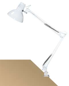 Lampa stołowa lampka biurkowa Rabalux Arno 1x60W E27 biały 4214