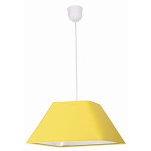 Candellux Robin 31-03270 lampa wisząca zwis 1x60W E27 biała/żółta