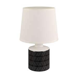 Struhm Topik 4103 lampa stołowa lampka 1x25W E14 biała/czarna