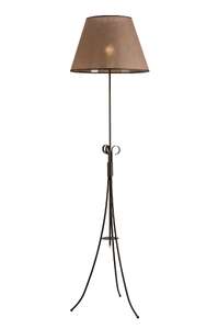 Lamkur Lorenzo 27678 lampa stojąca podłogowa 1x60W E27 brązowa/czarna
