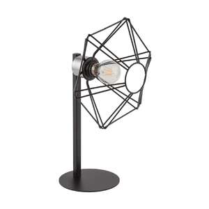 Sigma Vario 50350 lampa stołowa lampka 1x60WE27 czarna/srebrna