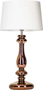 4 Concepts Versailles Copper L204261228 lampa stołowa lampka 1x60W E27 biały