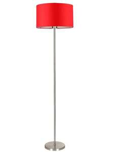 Candellux Estella 51-80189 lampa podłogowa stojąca 1x60W E27 szary/czerwony