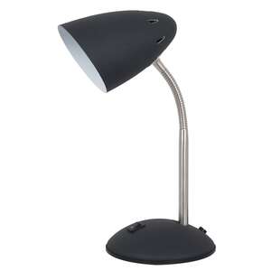 Lampa stołowa Italux Cosmic MT-HN2013-B+S.NICK lampka 1x60W E27 czarna / nikiel