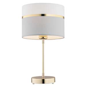 Argon Kaser 4298 lampa stołowa lampka 1x15W E27 biały/złoty