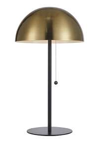 Markslojd Dome 108257 lampa stołowa lampka 2x40W E14 czarna/brązowa