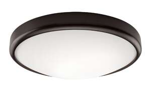 Lamkur Anello 32665 plafon lampa sufitowa 2x60W E27 wenge/biały