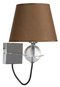 Candellux Tesoro 21-29539 kinkiet lampa ścienna 1x40W E14 brązowy