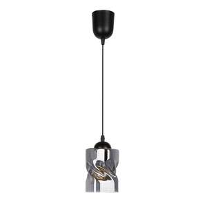 Candellux Felis 31-00118 lampa wisząca zwis 1x60W E27 czarna/dymiona