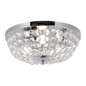 Zuma Line Cosi RLX94775-3 plafon kryształ lampa sufitowa 3x40W E14 srebrny / transparentny - wysyłka w 24h