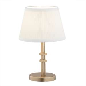 Argon Atrani 8354 lampa stołowa lampka 1x15W E27 złota/śmietankowa