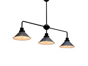 Nowodvorski Craft 9150 Plafon lampa sufitowa 3x60W E27 czarny