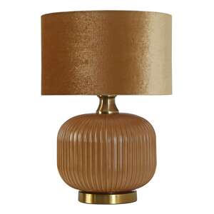 Lighy Prestige Tamiza LP-1515/1T SMALL GOLD lampa stołowa lampka 1x40W E27 karmelowa/złota