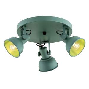 Argon Lenora 6265 plafon lampa sufitowa 3x7W E14 zielony