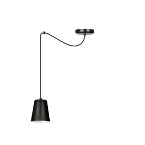 Emibig Link 454/1 lampa wisząca zwis 1x15W E27 czarna/biała