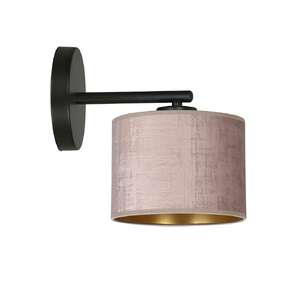 Emibig Hilde 1053/K1 kinkiet lampa ścienna 1x15W E27 różowy/złoty