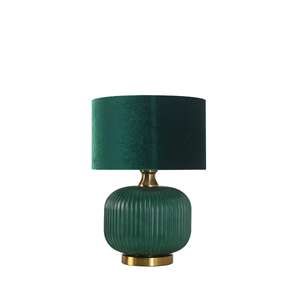 Light Prestige Tamiza LP-1515/1T SMALL GREEN lampa stołowa lampka 1x40W E27  zielona/złota