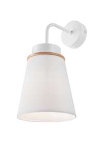 Lamkur Augustino 37585 kinkiet lampa ścienna 1x60W E27 biały