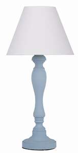 Candellux Pastellio 41-01153 lampa stołowa lampka 1x40W E14 niebieska/biała