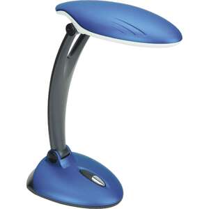 Krislamp Lampa biurkowa lampa stołowa lampka 1x24W niebieska MT3327A-3BLUE